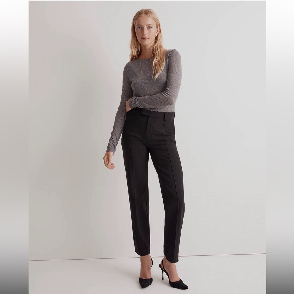 Madewell Fairbanks Pant, Size 0, Black